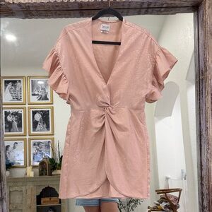 SAYLOR Pastel Pink Mini Dress